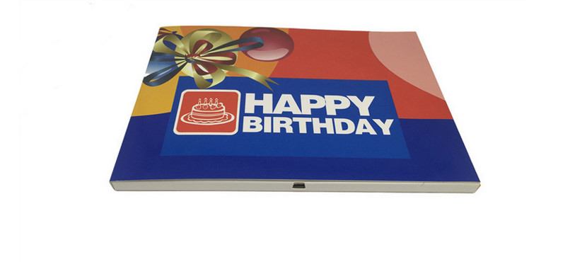 Business Gift 5"IPS Screen Video Brochure ,Video Brochure Card ,Lcd Video brochure Card with UV brochure print
