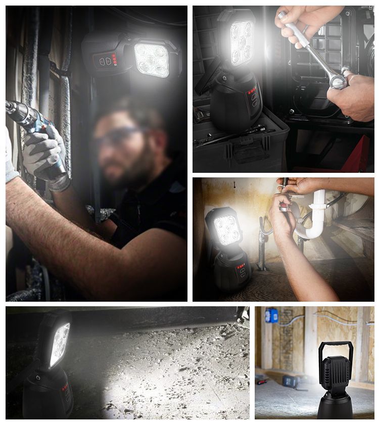 Portable Rechargeable LED Emergency Lantern with Flashing Function Outdoor Use Handle Included