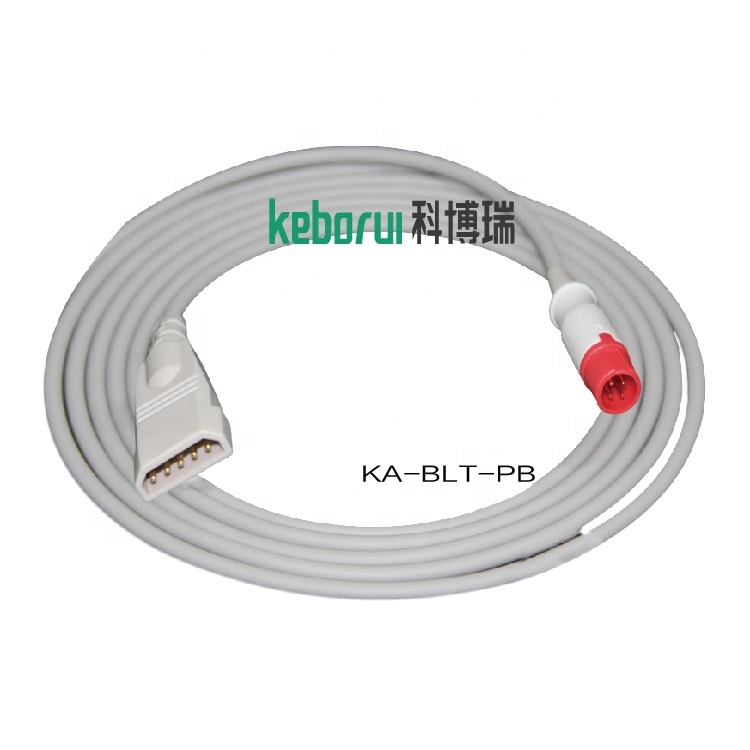 IBP adapter cable compatible for Biolight Monitor to PVB transducer