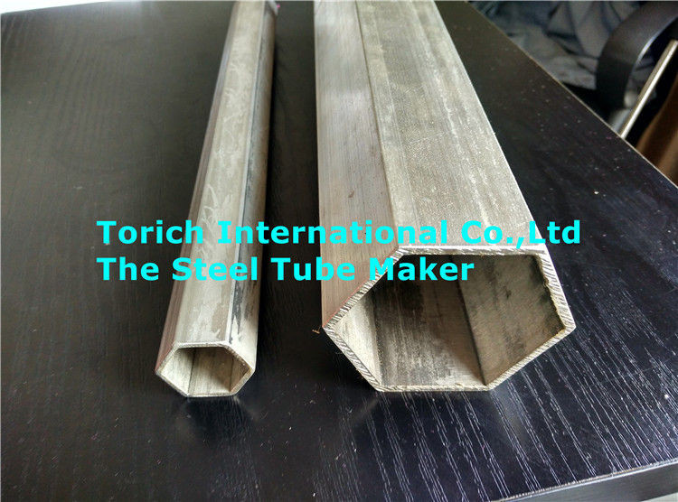 Hexagonal Special Steel Pipe , 50mm Seamless Stainless Steel Precision Tubing