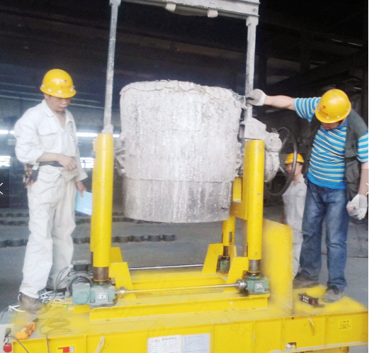 4 wheel ladle transfer car moter driven electric rail flatbed car for ladle transportation which can Custom explosion-proof function