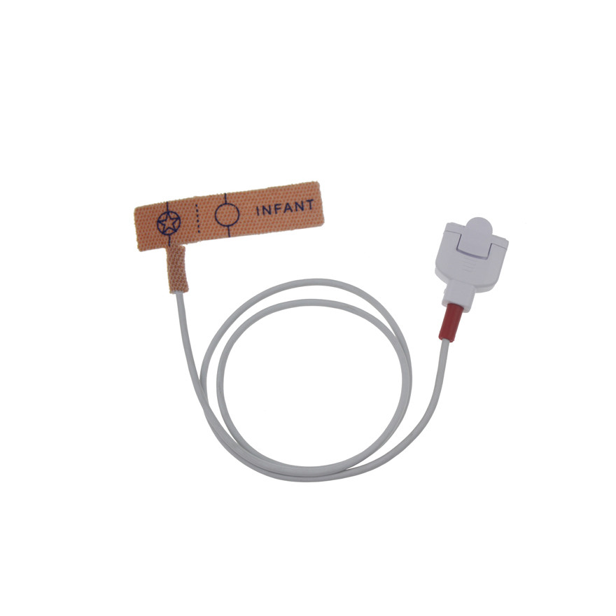 Patient Monitoring Infant Disposable Spo2 Sensor Probe 15 Pin High Test Accuracy