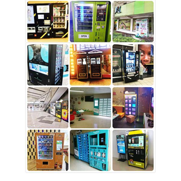 The vending machine automatic soda combination snacks, drinks vending machine