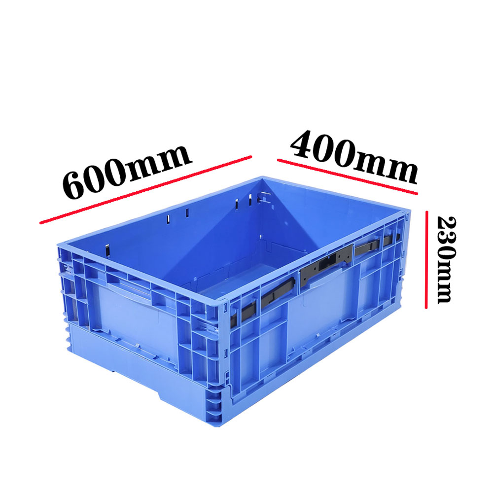 Milk Foldable Vegetable Crates PP Plastic Transport Euro Box Containers Parts Storage