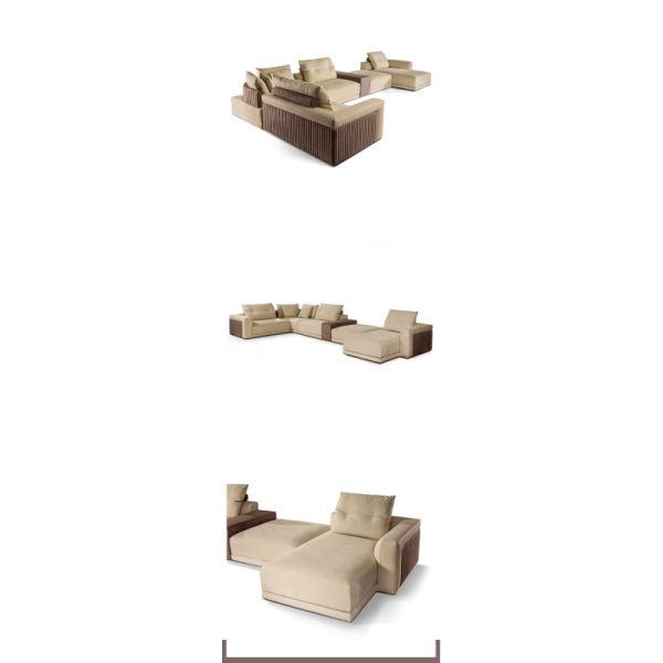 High End Home Set Corner Living Room for Home 12 Seaters Couches Leather Modern Luxury Sectional Sofa