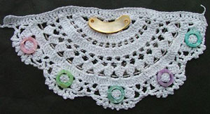 Handmade Crochet Flowers DIY Clothing accessories Cotton material Colorful decorative