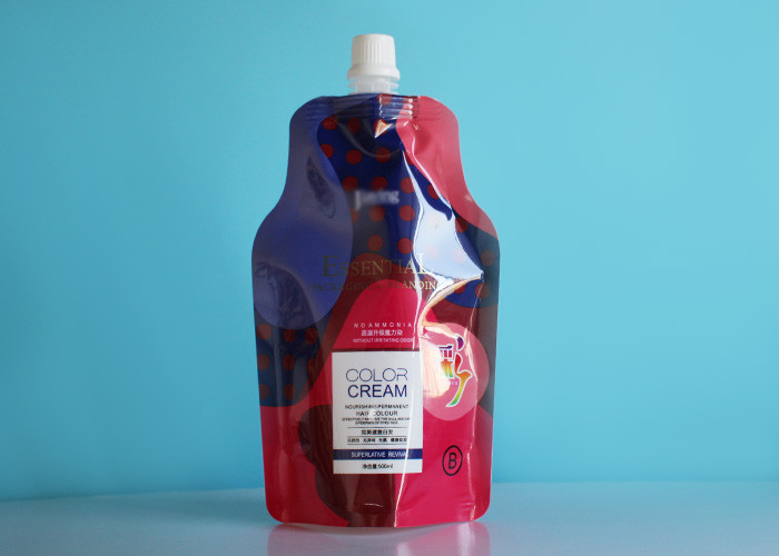Custom Eco Friendly Spout Pouch Bags In Stand Up Bottom For Liquid Refill Soap Pack