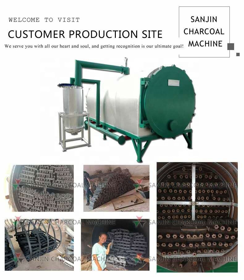 Wood Charcoal Carbonization Furnace For BBQ Home Heating