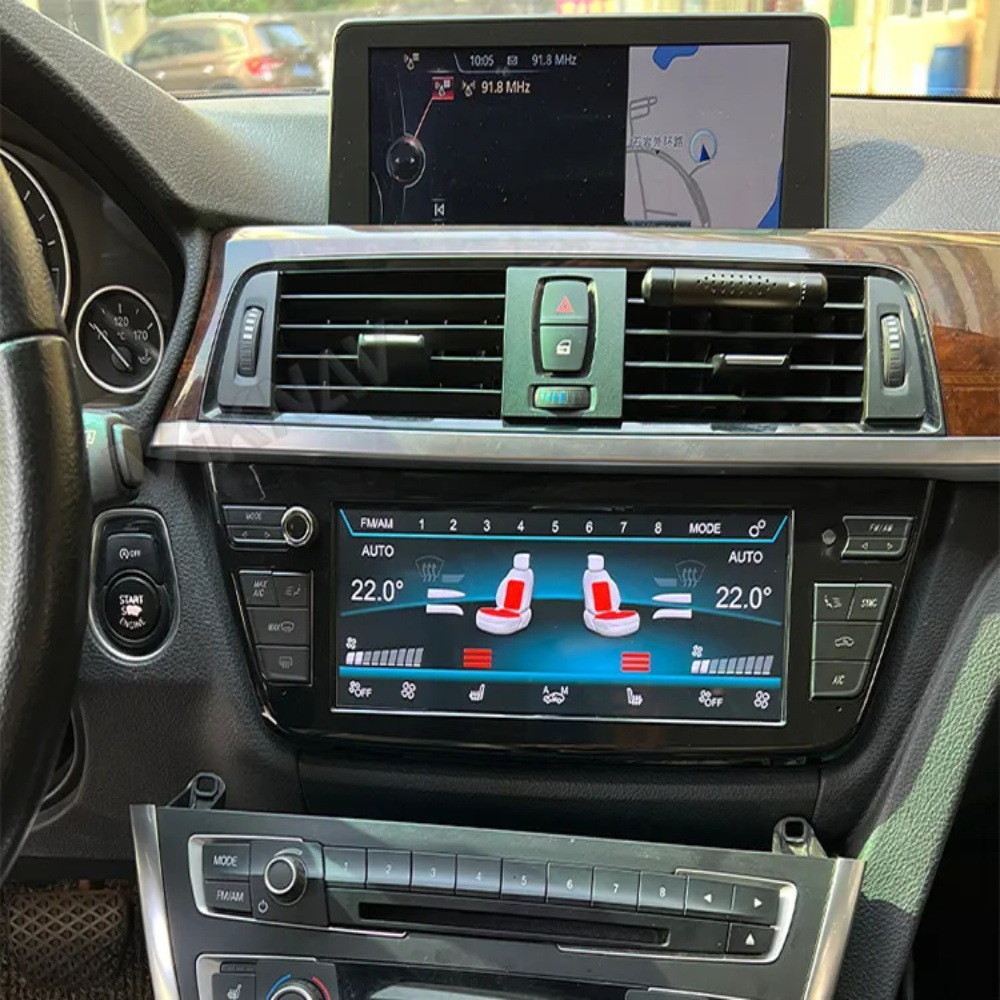 Climate Air Conditioning Lcd Touch Screen Ac Control In 2013-2020 Bmw 2 3 4 Series