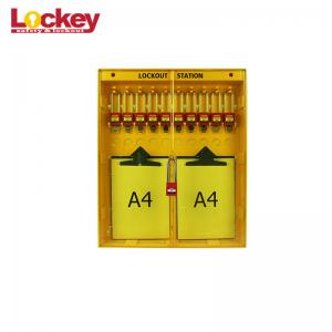 China Electrical Large Wall Mounted Combination Metal Lockout Tagout Station on sale