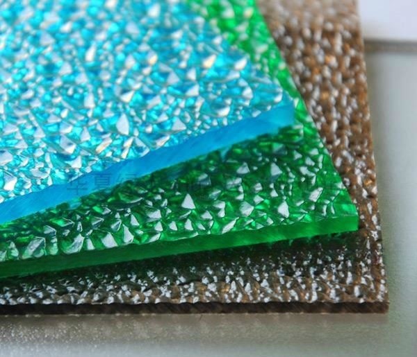 100% Virgin Bayer Sun Sheets PC Embossed Sheets With 35J/M