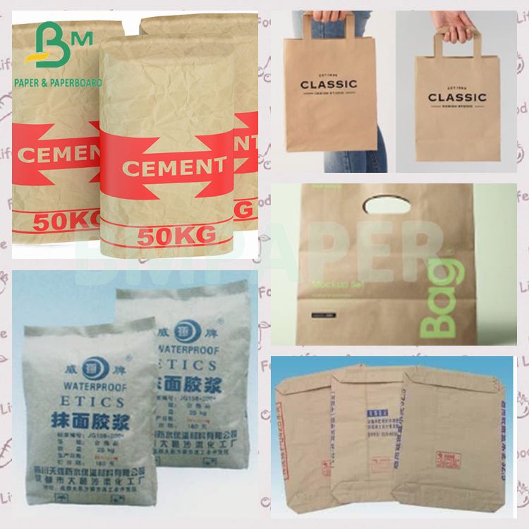 120gsm Strong High Tear Resistance Sack Kraft Packing Bag Paper