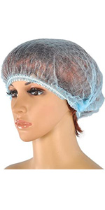 blue clipped cap