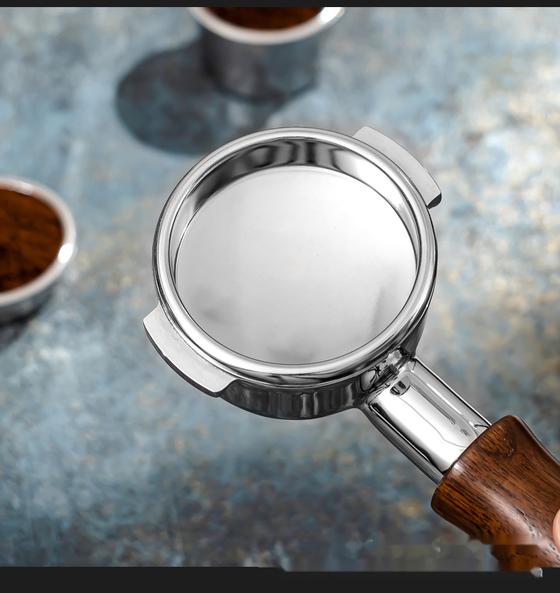 Foam Milk Function Stainless Steel Coffee Portafilter Blind Basket for Espresso Machines