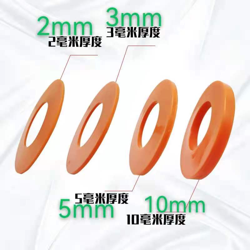 Nylon Excavator Bucket Shaft Gasket Thickened Circular Washer Bucket Pin Dust Ring