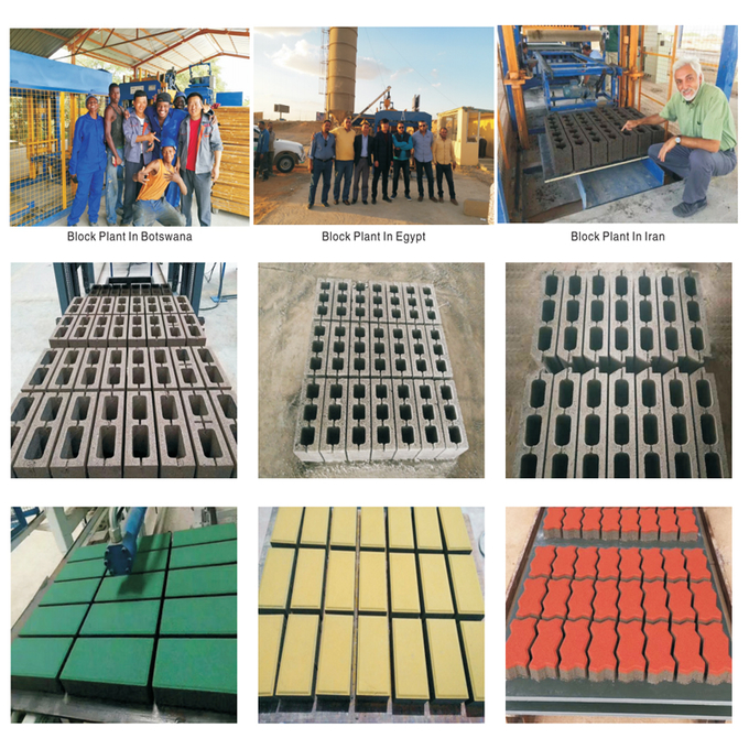Halstec 6-15 Sand Stone Cement Block Machine AAC Block Making Plant & Machinery 240*115*53mm 60000 bricks per day 5