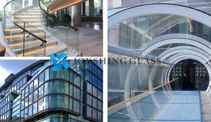 3mm-19mm Curved Tinted Tempered Glass for Door/Window/Building
