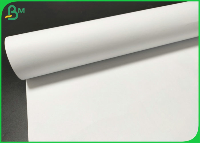 2'' Core 20lb White Bond Paper For CAD Printing 24''  Wide Format Inkjet Printers