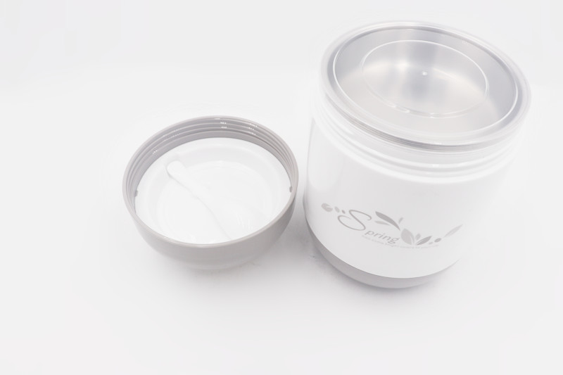 PP 0.15cbm 1.4L Metal Bento Box With Spoon