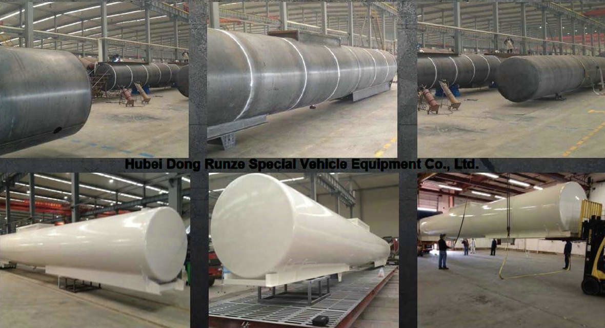 2 Axles Sewer Vacuum Suction Semi Trailer For Off Road And Oil Field Operation 20000L