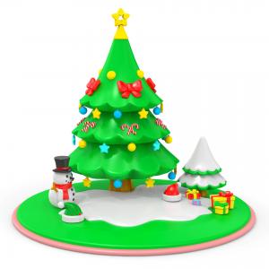 China Baby Building Blocks Baby Learning Toys Silicone Christmas Tree Toys Children'S Mental Development Toys on sale