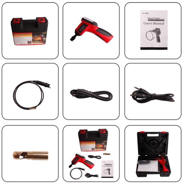 Autel Maxivideo MV208 Digital Videoscope with 5.5mm Diameter Imager Head Inspection Camera
