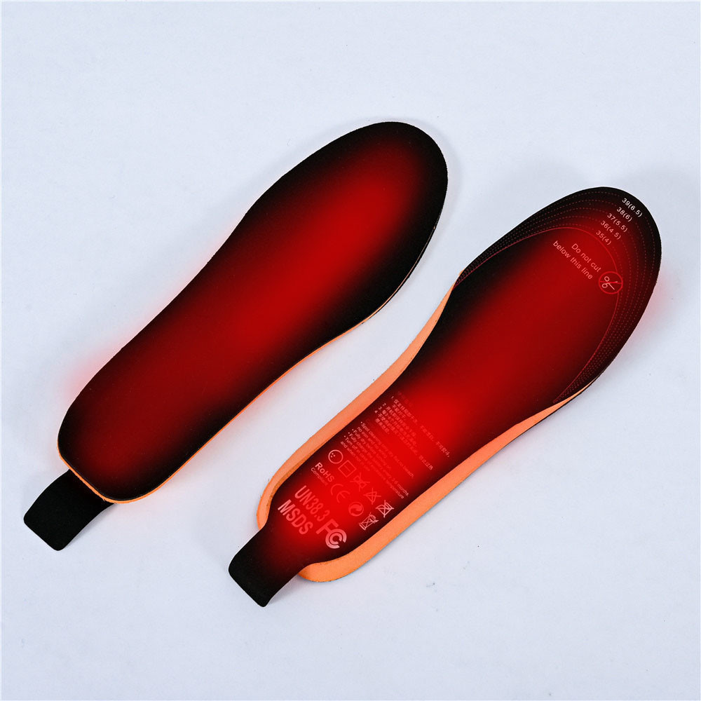 Far Infrared Wireless Heated Insoles Rechargeable 0.6inches 1.54cm Thickness