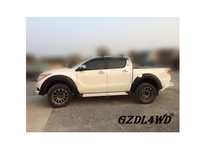 4x4 Wide Mazda Pickup Truck Fender Flares 2012 - 2014 , Mazda Bt 50 Wheel Arch Flares