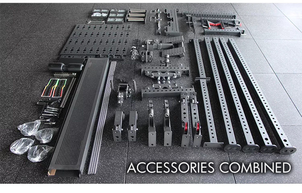 Body Building Power Cage Squat Rack Weight Lifting Smith Machine Fitness Equipment
