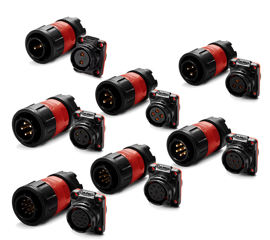 IP67 Waterproof New 3Pin Hose Plastic Quick Connectors Electrical Female Male Connector
