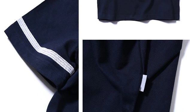 Lightweight Breathable Polo Shirts Custom Made Casual Style Quick Dry