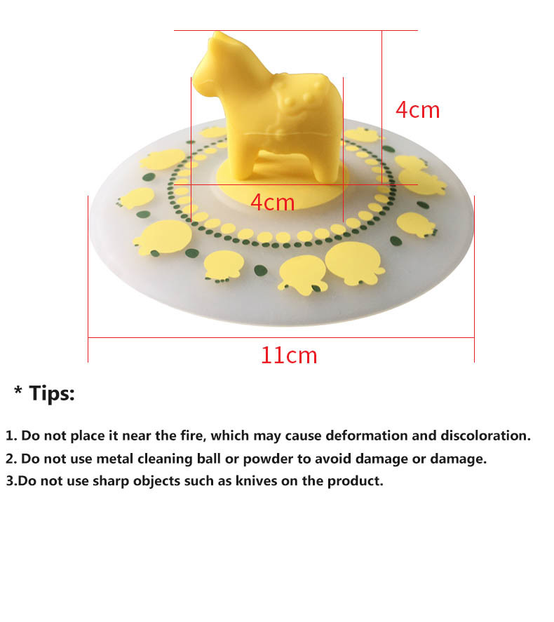 Cartoon Customizable Leak Proof Silicone Tea Cup Lid Odorless And Non-Toxic Silicone Cup Lid
