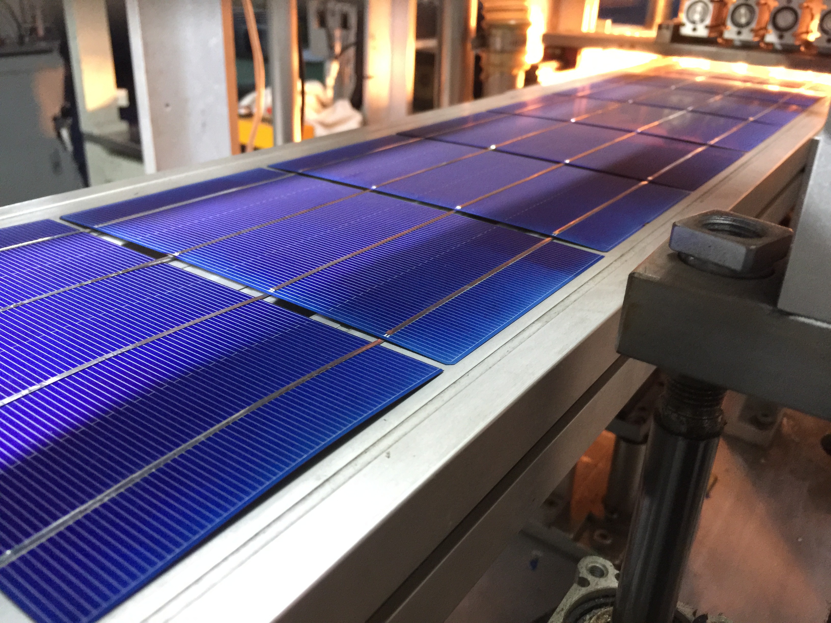 ISO Polycrystalline Solar Power Panels , Aluminium 30W Poly Solar Panel