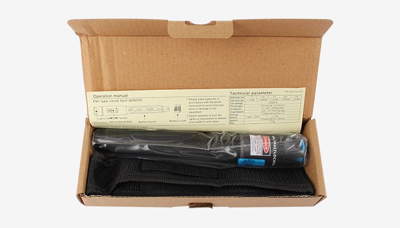 700 3 Black Optical Fiber Tools 650nm AL Pen Type Visual Fault Locator