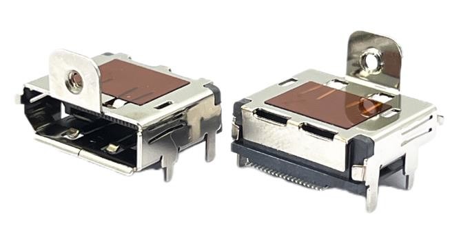 Mini Solder DP Socket Connector Receptacle 0.5AMP Right Angle