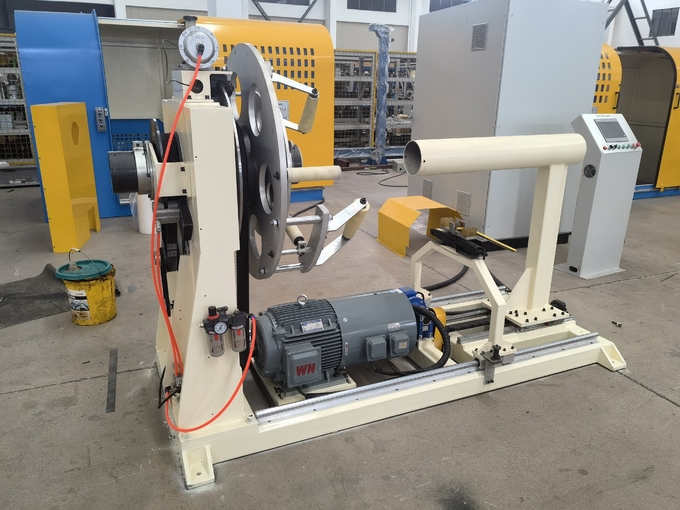 Auxiliary YL600 & 900 Copper Wire Screening Machine S Or Z Rotation Direction With Adjustable Tension
