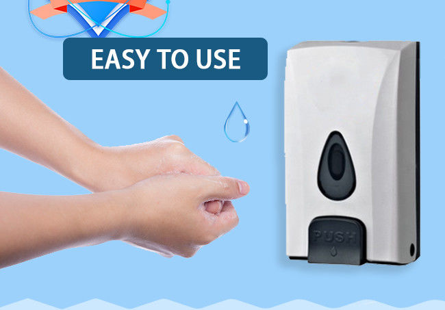 ABS Plastic 1000 ML Wall Mounted Hand Sanitizer Dispenser