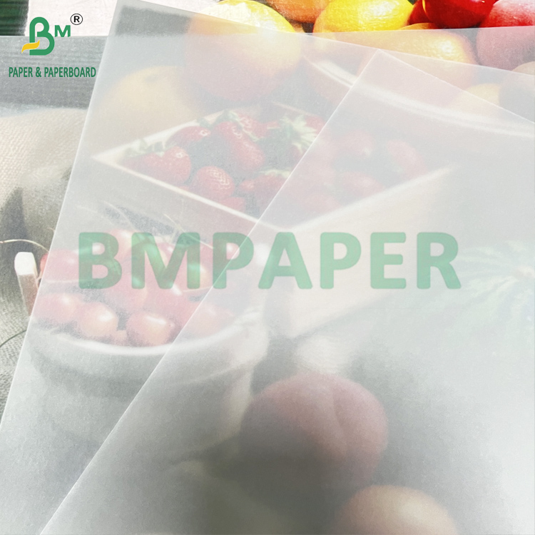 65 95 GSM Low Opacity Natural White Sketching Tracing Paper Sheet 8.5 x 11 Inch