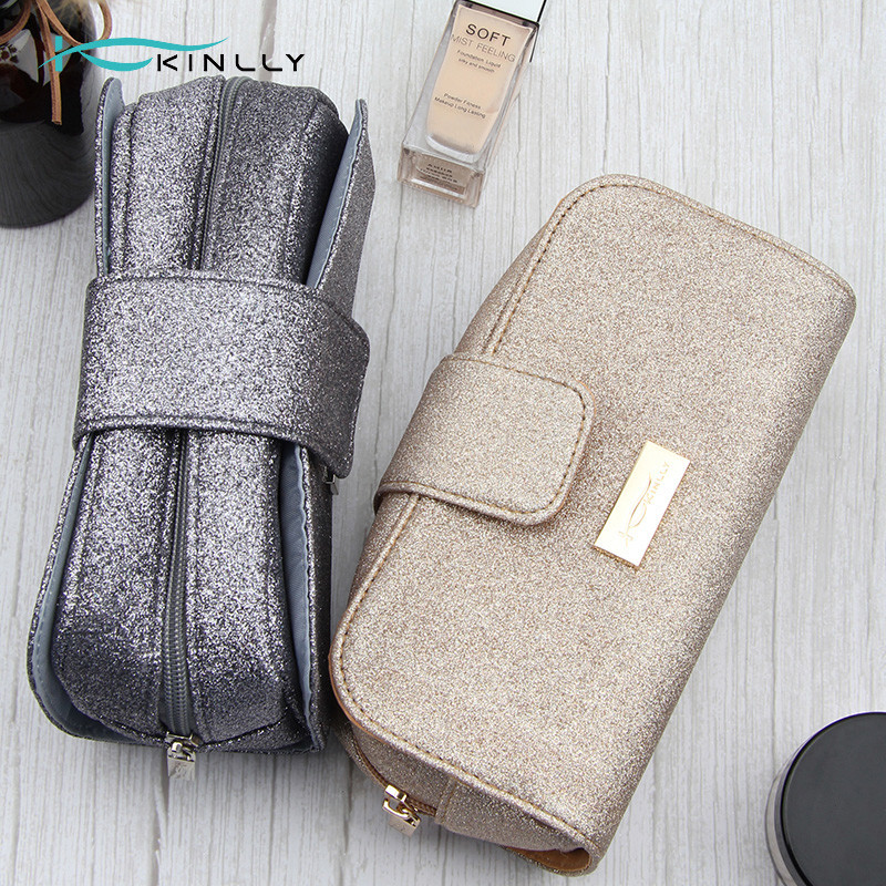 Girls Train Case Portable 1pc Makeup Brush Bag
