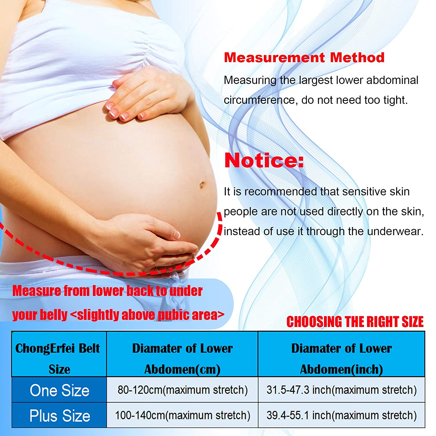 OEM Neoprene 4XL Maternity Pregnant Belly Belt ISO9001 Back Support Girdle