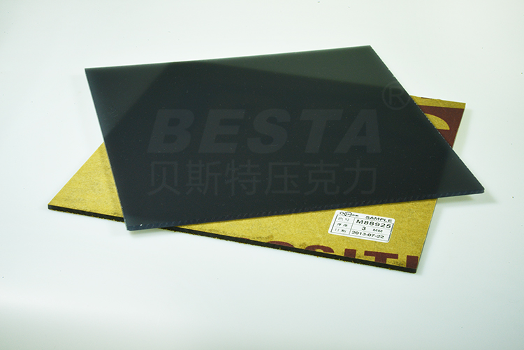 Black To White Color Changing Acrylic Sheet Acrylic Backlit Sign Board 2mm-15mm