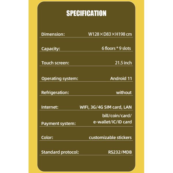 Micron Compact TCG Card Vending Machine for Pokémon & Trading Cards with 21.5 Inch Touch Screen