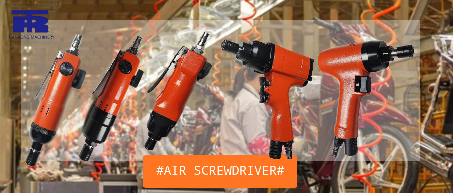 Professional Grade Pneumatic Impact Screwdriver - 9000r.p.m 1/4 Inch Square