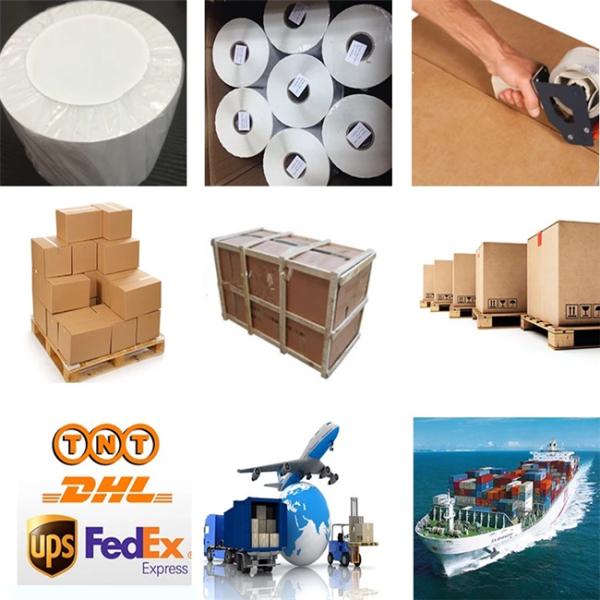 Round Supermarket Soft EAS Labels With DR Printing High Detection Rate