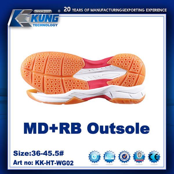 Breathable Antiwear EVA Outer Sole Slip Resistant For Sports Shoe