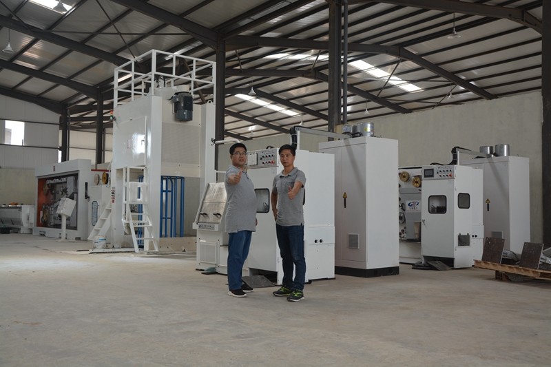 Copper Bar Wire Rod Drawing Machine , Wire Drawing Plant Production Line