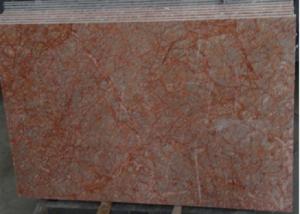 Rose Red Marble Tile , Decorative Natural Agate Floor Tiles Dolomite Type