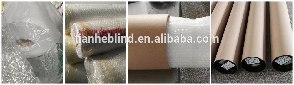 New Design Polyester Fabric 28mm Aluminum Tube Zebra Blinds/Double Layer Roller Blinds
