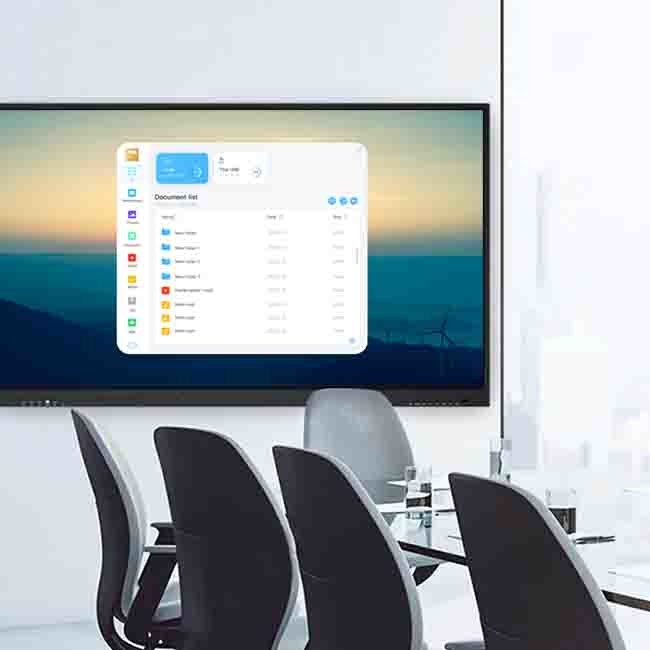 3840*2160px Electronic Interactive Whiteboard 86 Inch Smart Board FCC Approval
