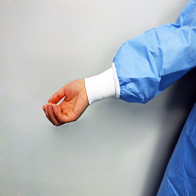 Spunbonded Disposable Surgical Gown Abrasion Resistant ISO Certification